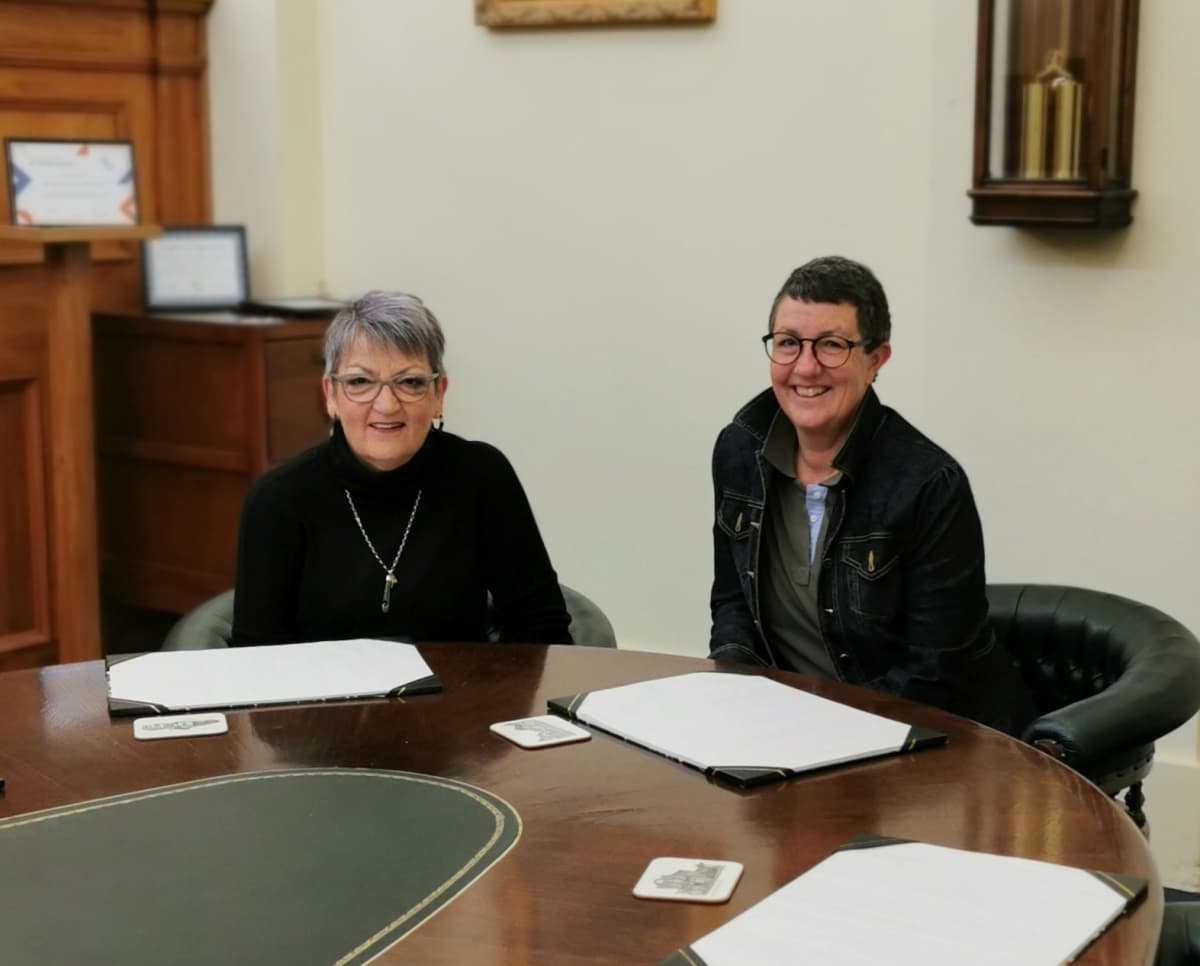 Masterton Trust Lands Trust deputy chair Christine Brewster and chair Leanne Southey. Their appointment marks the first time in Trust history that women have held both major roles on the MTLT board of trustees