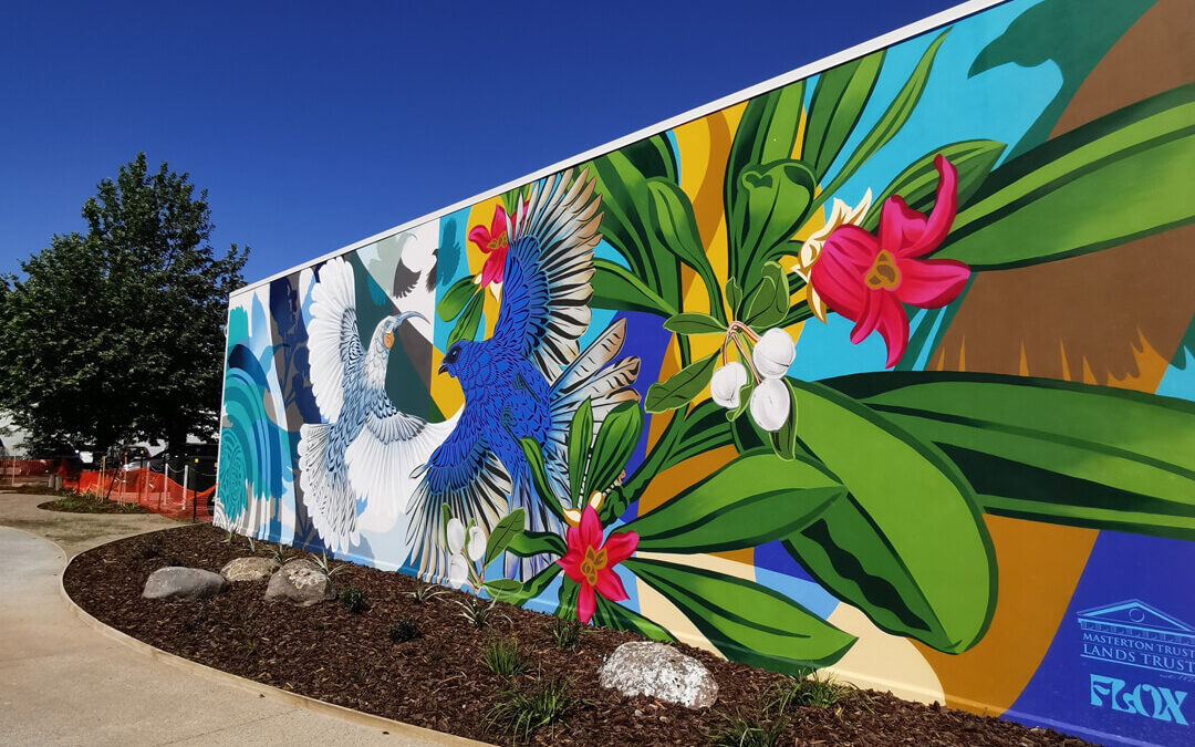 Trust creates mural garden for Masterton